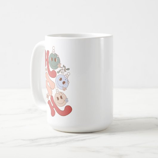 HO HO:クリスマス飲みコーヒーマグ コーヒーマグカップ (正面左)