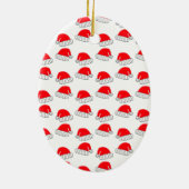 Ho Ho:メリークリスマス セラミックオーナメント (裏面)