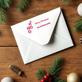 Ho Ho:メリークリスマス セルフインキングスタンプ