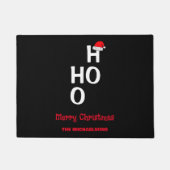 Ho Ho：メリークリスマス ドアマット (正面)