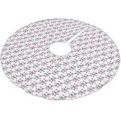 Ho Ho：メリークリスマス ブラッシュドポリエステルツリースカート (アングル)