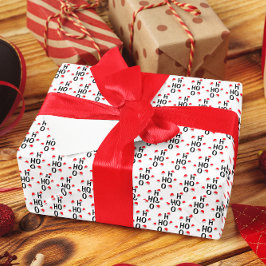 Ho Ho:メリークリスマス ラッピングペーパー