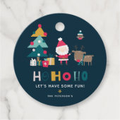 HO HO モダン CHRISTMAS フェイバータグ (正面)