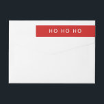 HO HO CHRISTMASミニマシンプルリスト ラップアラウンドラベル<br><div class="desc">選択シンプルした語句のラベル</div>
