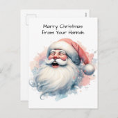 HO HO CHRISTMAS シーズンポストカード (正面/裏面)