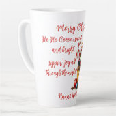 Ho Ho Cocoa Santa カフェラテマグ (左アングル)