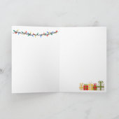 Ho Ho - Happy Santa – グリーティングカード シーズンカード (内部)