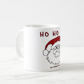HO HO HOおよび1本のラム酒! コーヒーマグカップ (正面左)