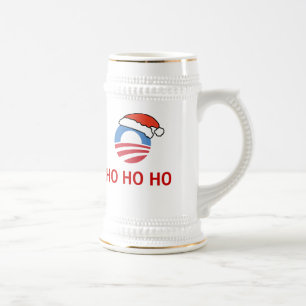 Ho Ho Hoオバマステイン ビールジョッキ