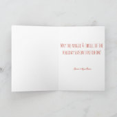 HO HO HOキャンディ・ケーンの休日カード シーズンカード (内部)