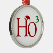 Ho Ho Hoクリスマスのオーナメント メタルオーナメント (右)