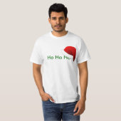 Ho Ho Hoクリスマスのワイシャツ Tシャツ (正面フル)