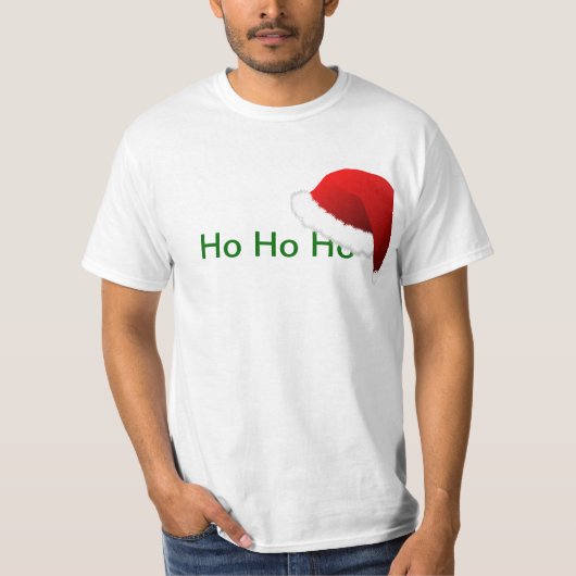 Ho Ho Hoクリスマスのワイシャツ Tシャツ (正面)