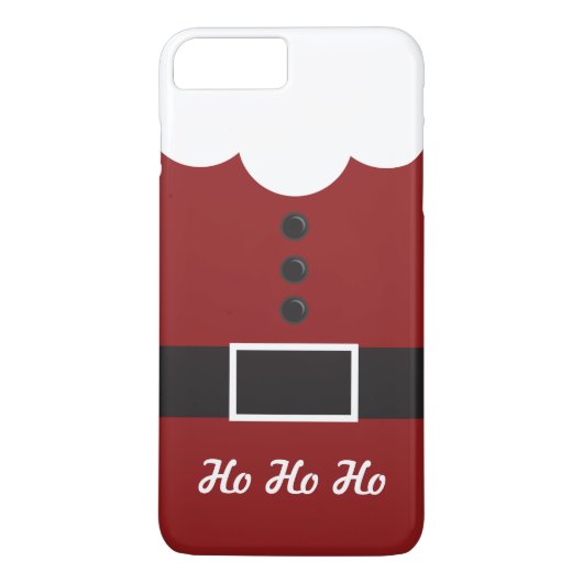 Ho Ho HoサンタのスーツのクリスマスのiPhone 7のプラスの場合 Case-Mate iPhoneケース (裏面)