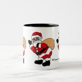 Ho Ho Hoサンタのマグ ツートーンマグカップ (中央)