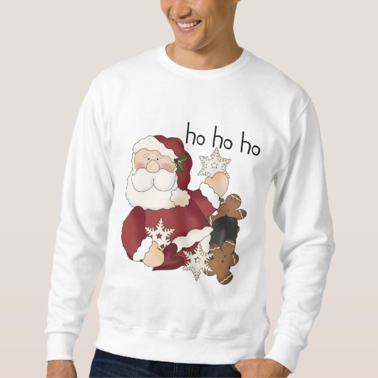 Ho Ho HoサンタのTシャツおよびギフト スウェットシャツ (正面)