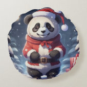 HO.HO.HOサンタパンダ ラウンドクッション (裏面)