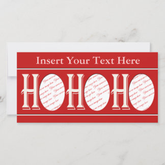 Ho Ho Hoフォトカード シーズンカード