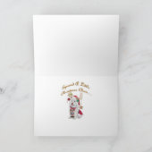 HO HO HOメリークリスマスカードを持って下さい シーズンカード (内部)