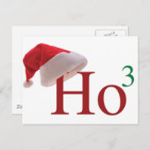 Ho Ho Hoメリークリスマス シーズンポストカード (正面/裏面)