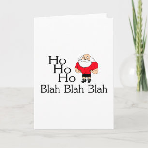 Ho Ho Ho何とかかんとかクリスマス シーズンカード