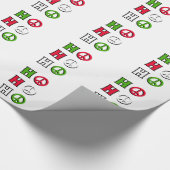 Ho Ho Ho平和 ラッピングペーパー (角)