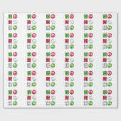 Ho Ho Ho平和 ラッピングペーパー (フラット)