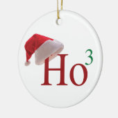 Ho Ho Ho第3力への3メリークリスマス セラミックオーナメント (左)