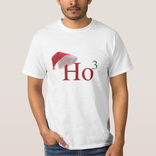 Ho Ho Ho第3力メンズTシャツへの3クリスマス Tシャツ (正面)