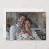 Ho Ho Ho金ゴールドスクリプトハート写真クリスマス シーズンカード (裏面)