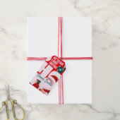 Ho ho ho  ギフトタグ (より糸付き)