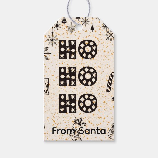 Ho ho ho  ギフトタグ (正面)