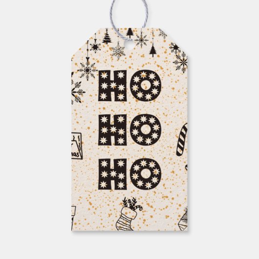 Ho ho ho  ギフトタグ (裏面)