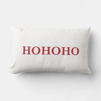 HO-HO-HO、クリスマス、サンタの笑い装飾用クッション ランバークッション