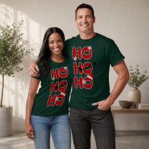 HO HO HO クリスマスTシャツ