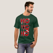 HO HO HO クリスマスTシャツ Tシャツ (正面フル)