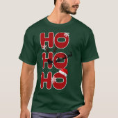 HO HO HO クリスマスTシャツ Tシャツ (正面)
