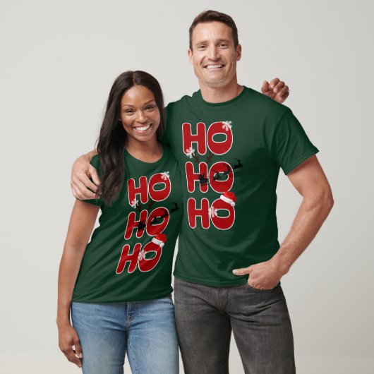 HO HO HO クリスマスTシャツ Tシャツ (ユニセックス)