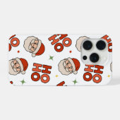 Ho Ho Ho サンタのスマホケース – クリスマスのお祭り気分 iPhoneケース (裏面横)