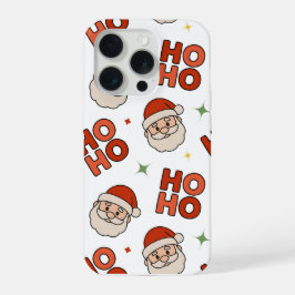 Ho Ho Ho サンタのスマホケース – クリスマスのお祭り気分 iPhone 15 Proケース