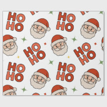 Ho Ho Ho サンタのラッピングペーパー - 楽しくてお祭り気分