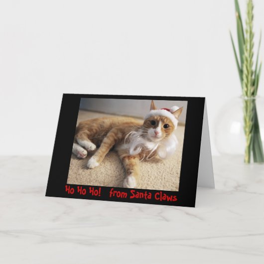 Ho Ho Ho! サンタの爪から シーズンカード (正面)