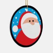 Ho Ho Ho! サンタクロース セラミックオーナメント (右)