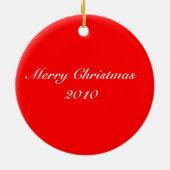 Ho Ho Ho! サンタクロース セラミックオーナメント (裏面)