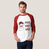 HO! HO! HO! サンタ Tシャツ (正面フル)