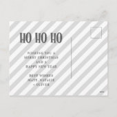 HO HO HO シーズンポストカード (裏面)