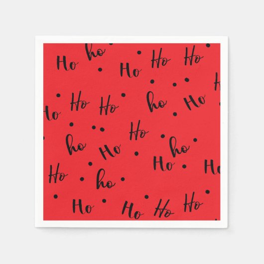 Ho ho ho スタンダードカクテルナプキン (正面)