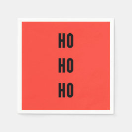 Ho Ho Ho スタンダードカクテルナプキン