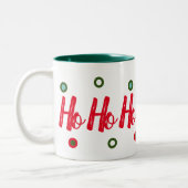 Ho Ho Ho ツートーンマグカップ (左)