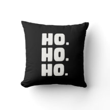 HO. HO. HO. バッファロー・チェック柄の裏地付き黒白デザイン